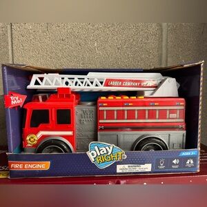 Play Right Red Fire Truck Toy